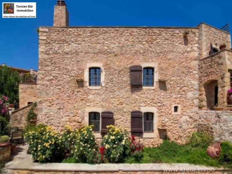 Samonas Kreta, Samonas Steinvilla "Orange Villa" 81,16m² Wfl. Pool Meerblick Haus kaufen